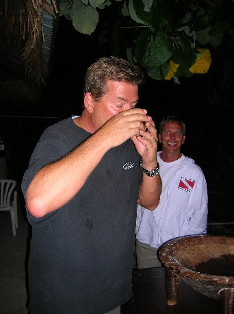 Too much kava, Mark?