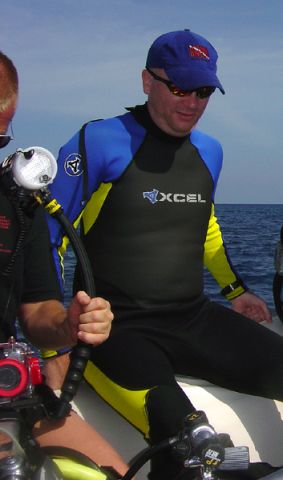 Scott a goin' Sharkin'