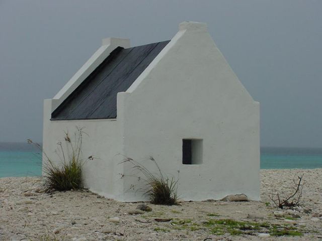 White slave hut