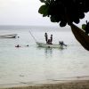 village kids swimming