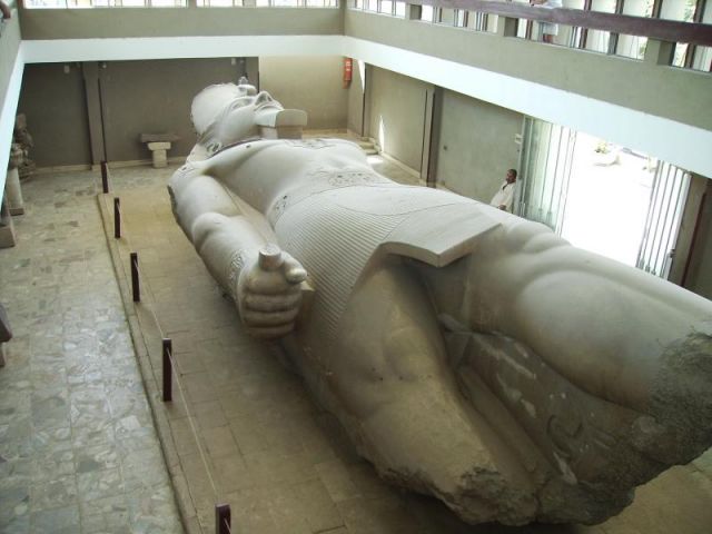 Full view of Colossus of Ramses II