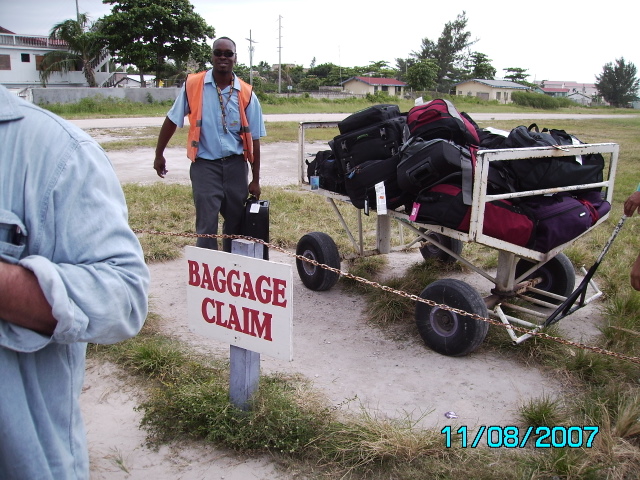 Ambergris Caye Baggage Claim