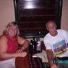 Barb & Zach at dinner the first night