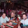 Evan, Kamala & David at dinner the first night
