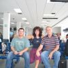Meeting Bruce at La Ceiba airport - Kelly, Doris, Bruce