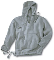 Hooded pullover style sweatshirt