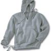 Hooded pullover style sweatshirt