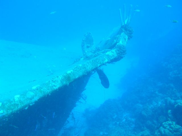 Prop and Rudder on the Hilma Hooker