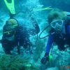 Myra and Holly on French Reef