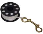 Finger Spool High Density Molded Plastic with line and clip