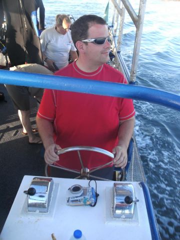Clint at the helm