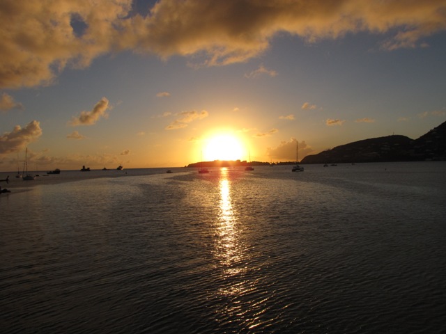 St Maarten sunset