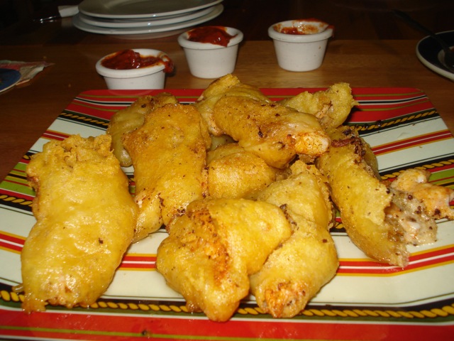 Beer Battered Lion Fish (After)