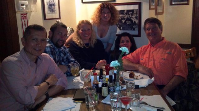 Pre-BTS gathering NIGHT 2 - with Julio, Suzanne, Bill, Kamala AND NEW prospective SD.com diver Al and beach beauty Stacey