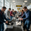 Shoes at the airport