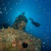 Diver Wreck Carpe Vita Explorer Maldives Explorer Ventures Liveaboard Diving