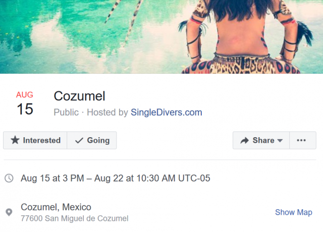 Cozumel FB Event