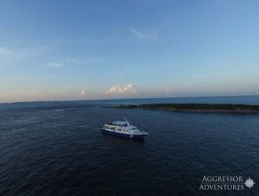 Bahamas Agressor from Air