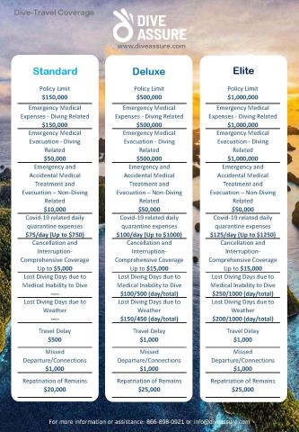 dive assure USCA Travel Summary 2023 dive assure USCA Travel Summary 2023